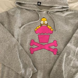 Johnny Cupcaks x the Simpsons Collab Hooded Sweatshirt Hoodie